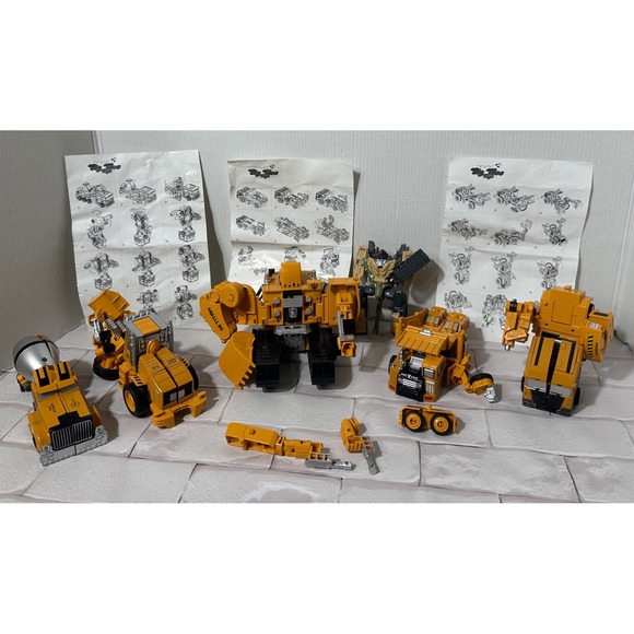 Jinbao Other - Jinbao Big-Moe Devastator KO Transformers Construction Vehicle Robot Set Lot